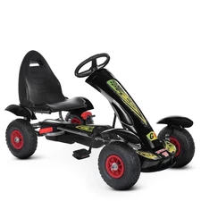 Детский педальный карт M 1450-2 веломобиль, черный